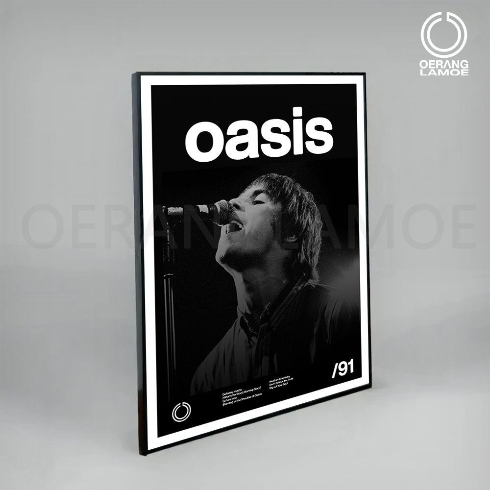 Oasis โปสเตอร์ + กรอบ - ตกแต่งผนัง Frameblock