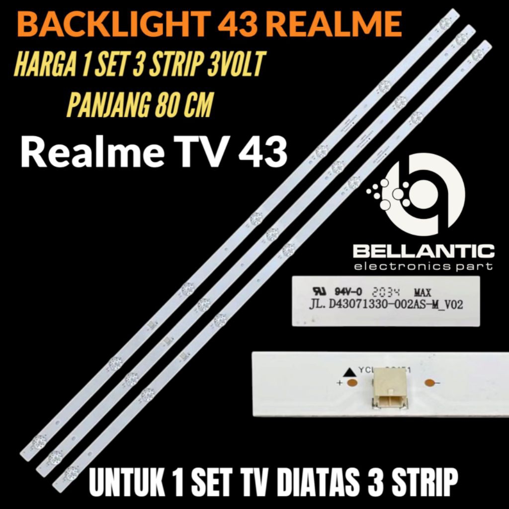 REALME 43 INCH LED TV BACKLIGHT REALME TV 43