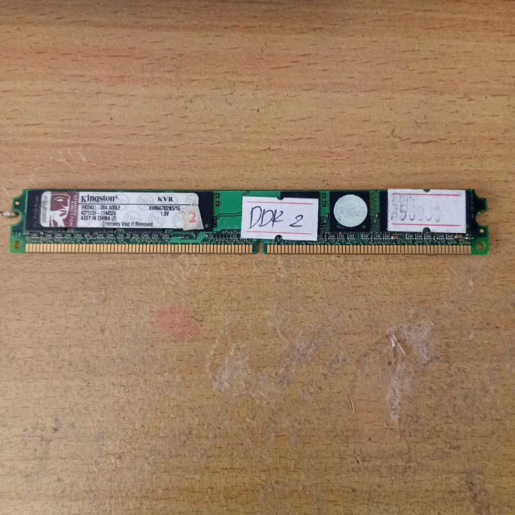 MEMORY RAM LONGDIMM DDR2 PC 1GB Kingston KVR PC667 667MHz DIMM - ercomp1