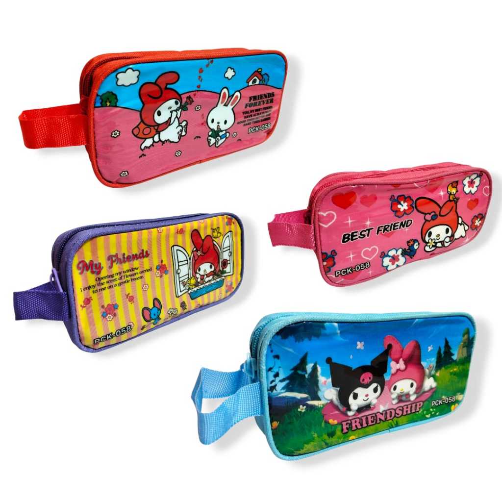 SANRIO AS888 - กล่องดินสอซิป / กล่องดินสอตัวละครซานริโอ