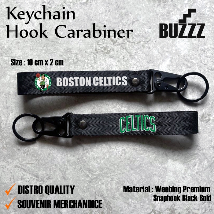 GANTUN CELTIC BOSTON KEY - CELTIC CARABION - พวงกุญแจบอสตัน - ตะขอสแตนเลส บอสตัน CELTIC PREMIUM HOOK