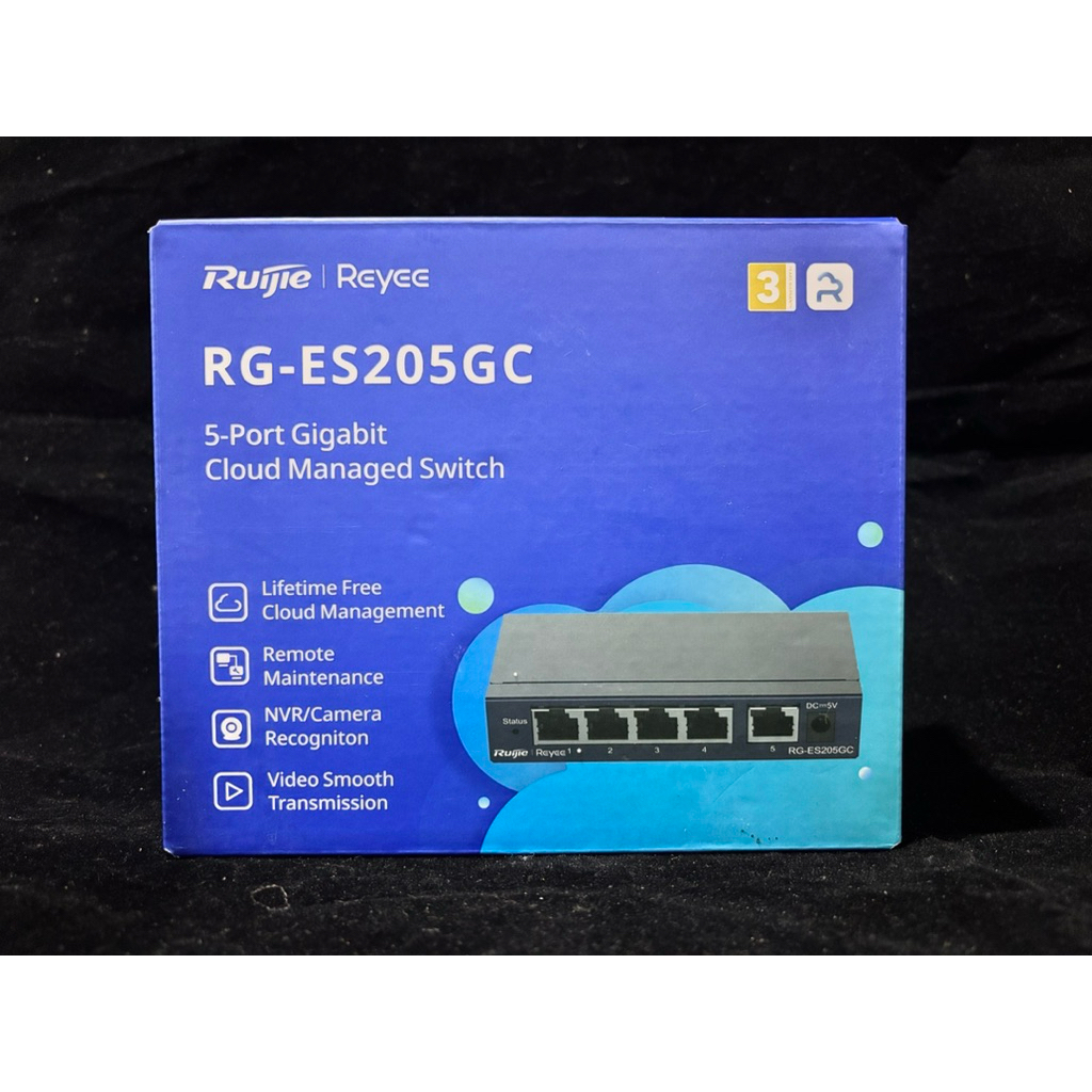 Ruijie Gigabit Smart Cloud Managed 5 พอร์ตสวิตช์