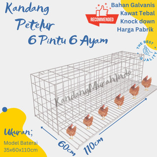Kandang Ayam Petelur Murah, Harga Pabrik, Varisai Ukuran 6 pintu 6 ayam, 4 pintu 8 ayam, 4 pintu 4 ayam, 2 pintu 2 ayam bahan galvanis anti karat