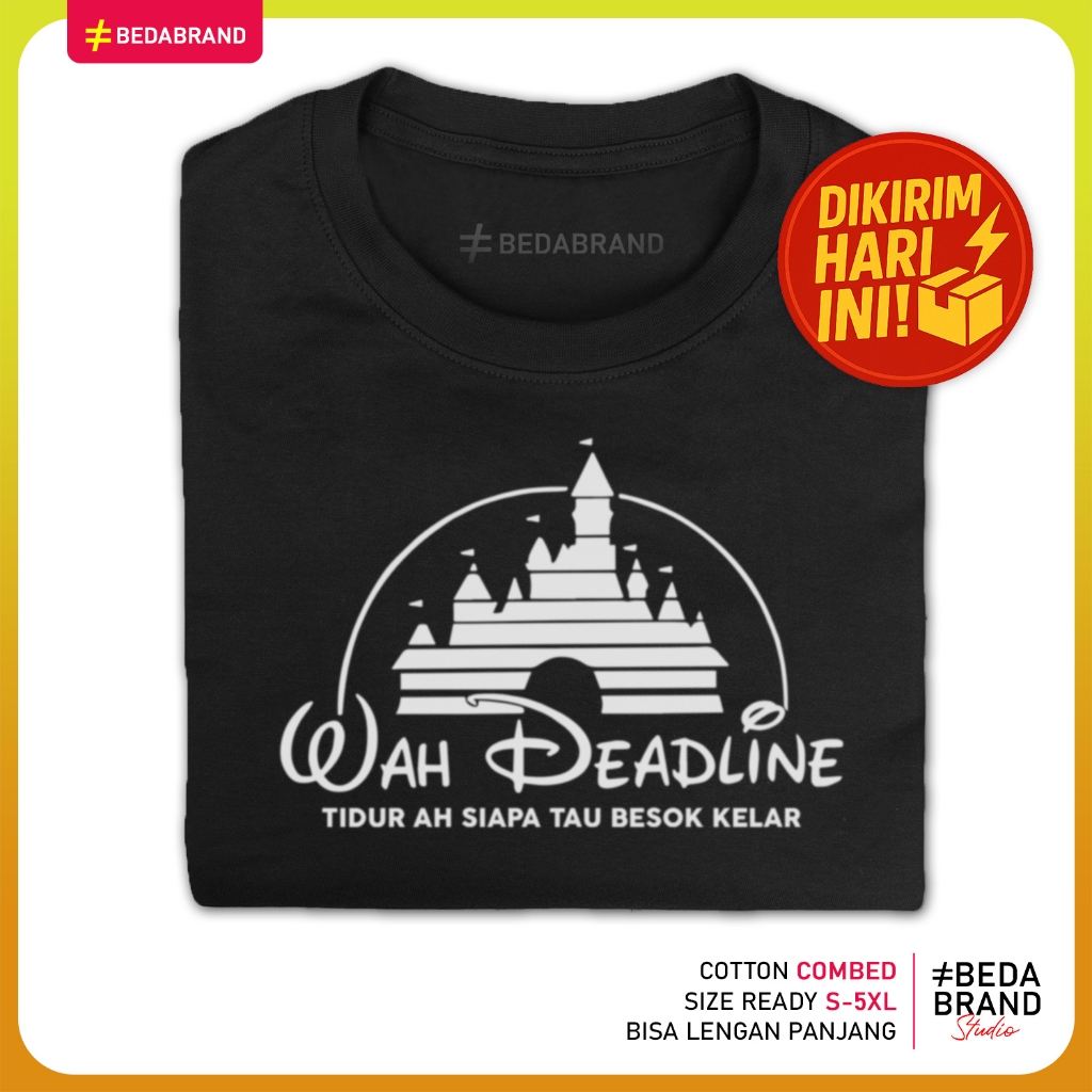 เสื้อยืดล้อเลียนโลโก้แบรนด์เฉพาะ - Wah Deadline