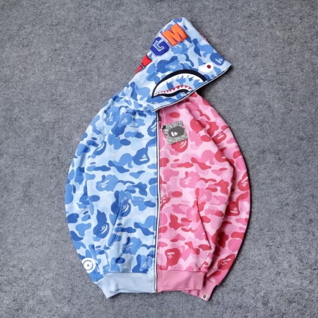 BAPE CAMO HYPE ZIPPER HOODIE