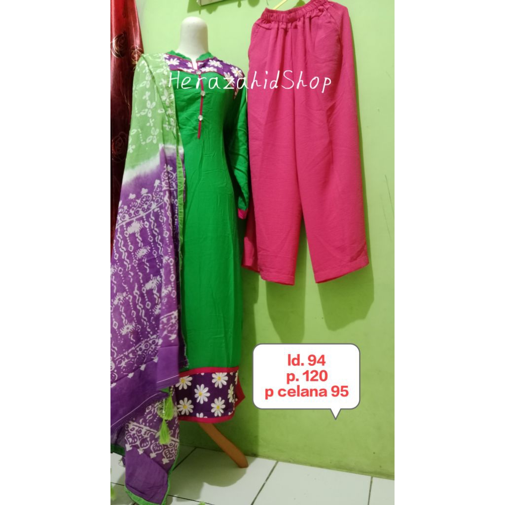 Indian Kurti pl Set ต้องอ่านคําอธิบาย