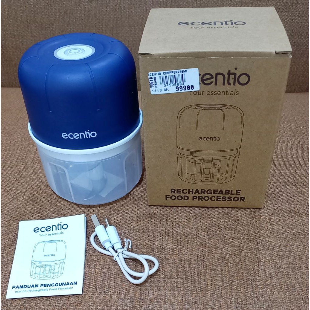 FOOD PROCESSOR ECENTIO MINI CHOPPER แบบพกพา ECENTIO CHOPPER USB ECENTIO