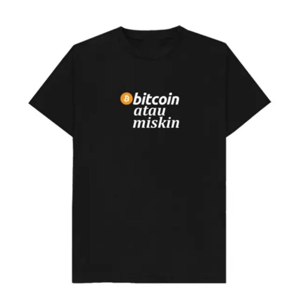 เสื้อยืด bitcoin หรือ miskin เสื้อยืด crypto