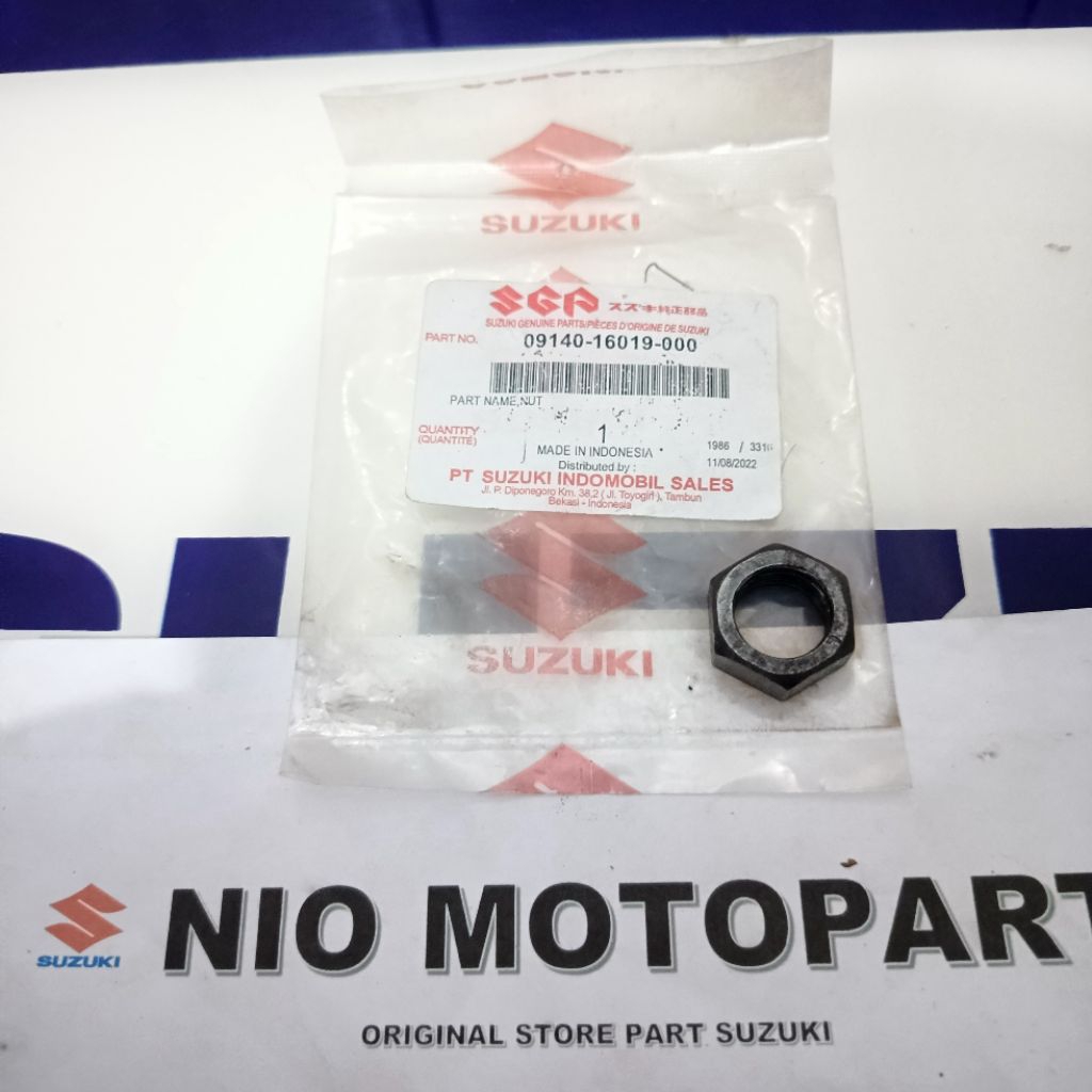 RIGHT CRANK AXLE NUT REVERSE THREAD SUZUKI GXSR 150 ORIGINAL SGP