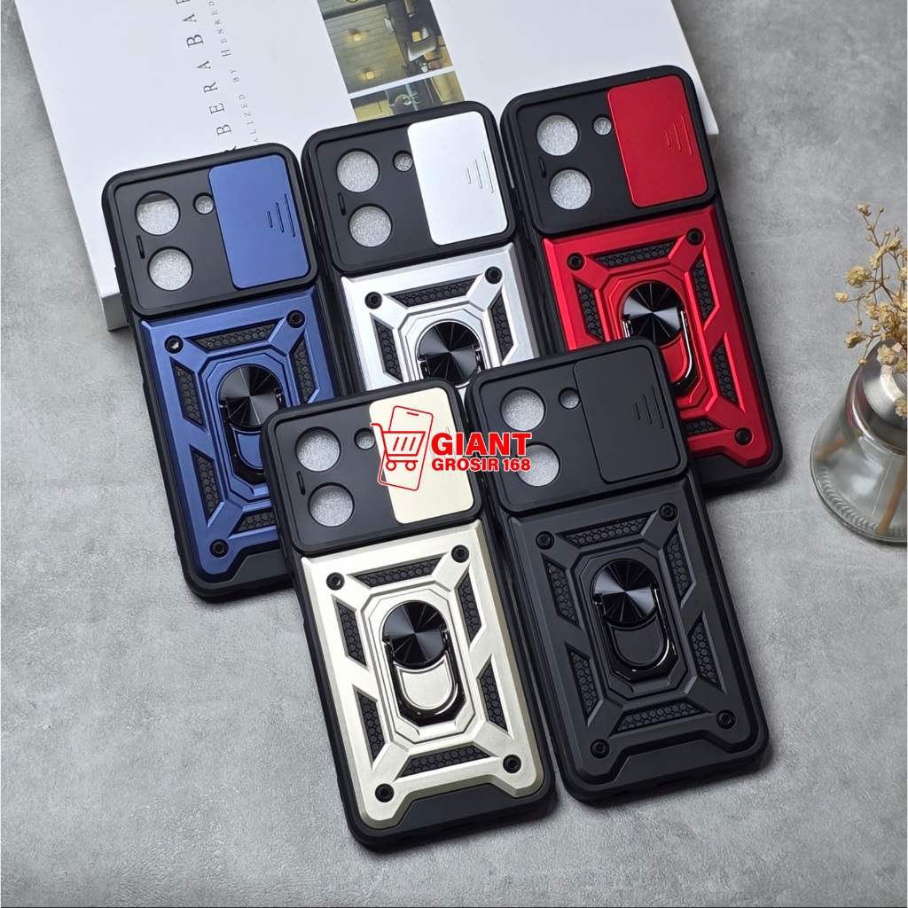 Poco C71 เคส Robot slide Protect Camera Case Poco C71