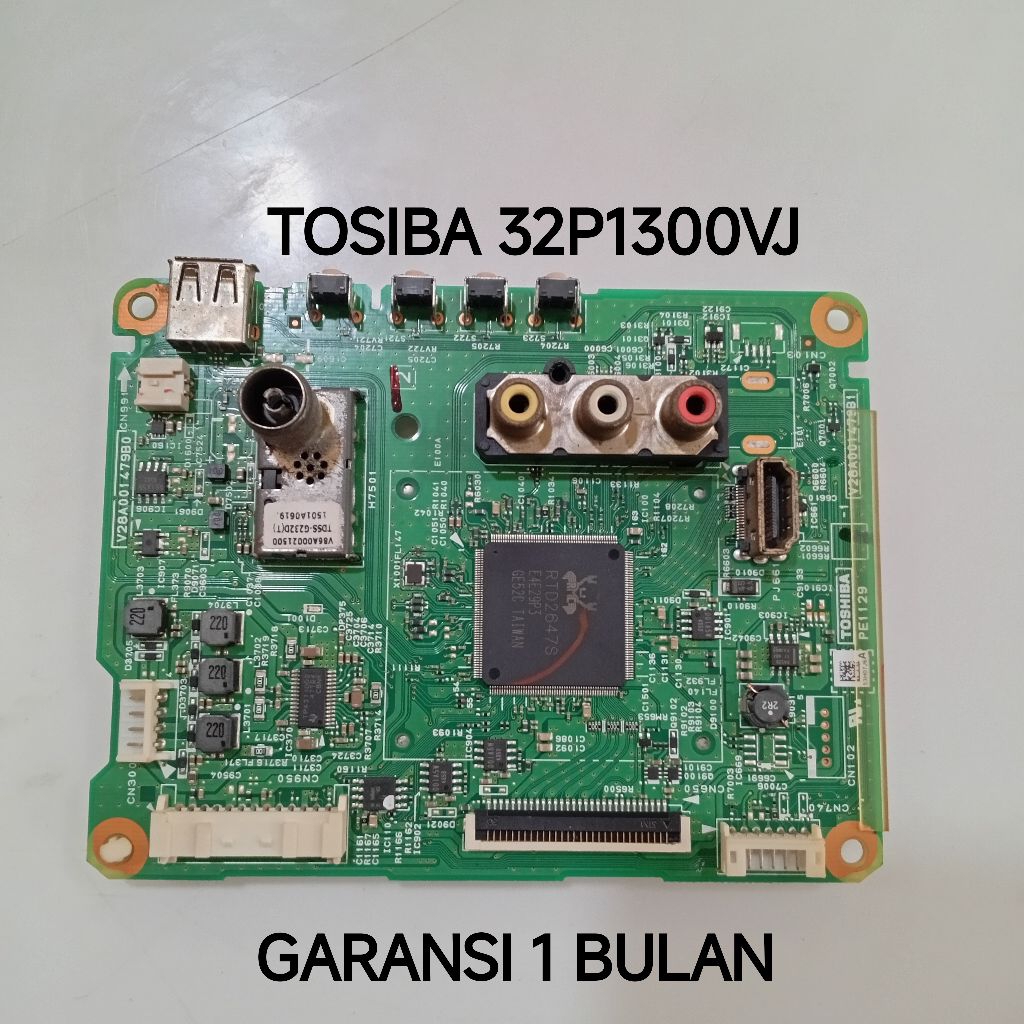 MESIN MB TV TOSIBA 32P1300VJ เมนบอร์ด-MOBO-MODUL TOSIBA เครื่องทีวี LED 32P1300VJ