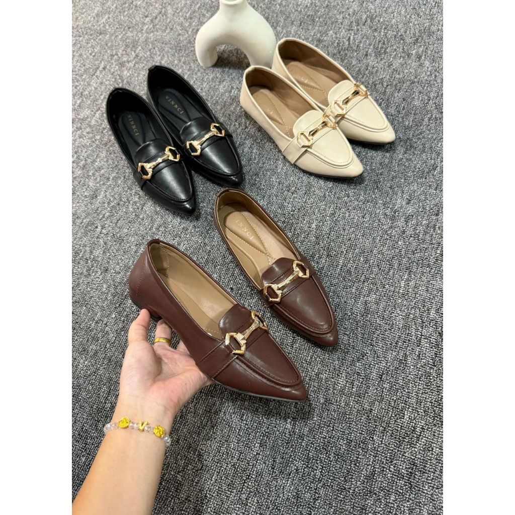 New Vinnci Office/College Flatshoes FREE BOX| รองเท้าผู้หญิง | รองเท้าส้นสูงปาร์ตี้อินเทรนด์ | รองเท