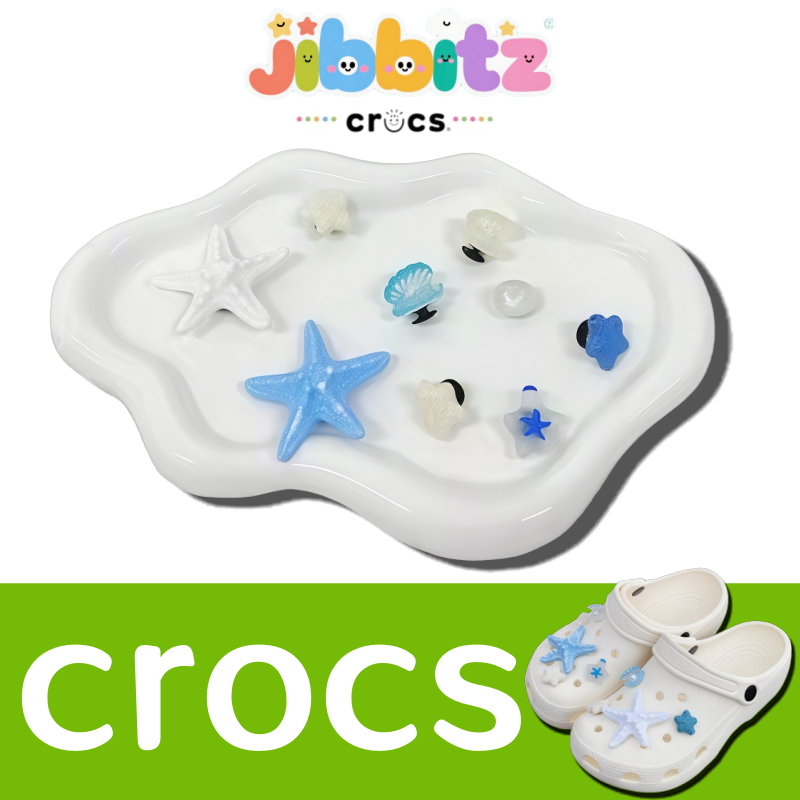 Jibbitz Crocs Set - DIY Crocs Shoe Stickers/Jibbitz Set อุปกรณ์รองเท้าตกแต่ง PVC