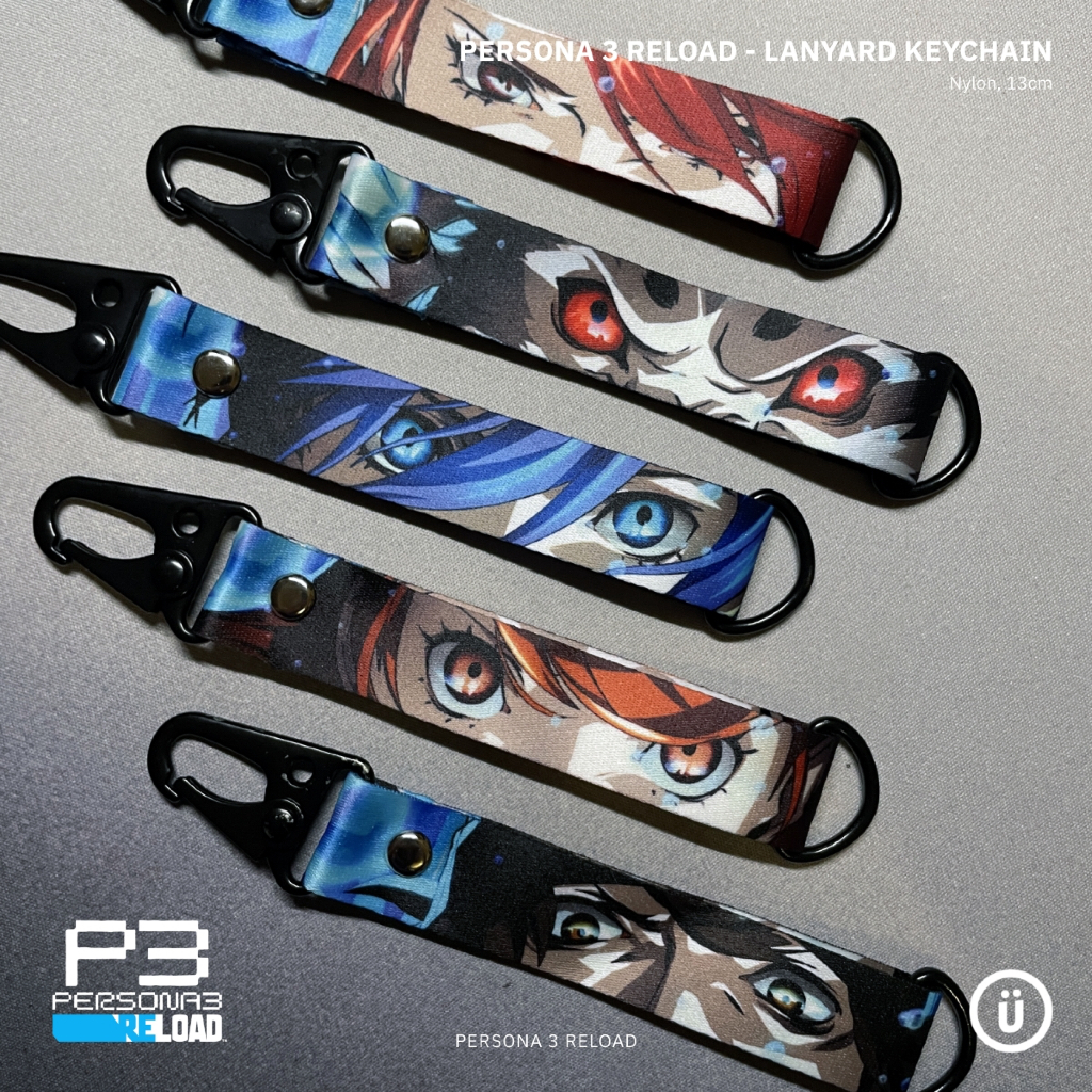 Persona 3 Reload - พวงกุญแจเชือกเส้นเล็ก Critical Hit Character Cut-ins (Fanmade)