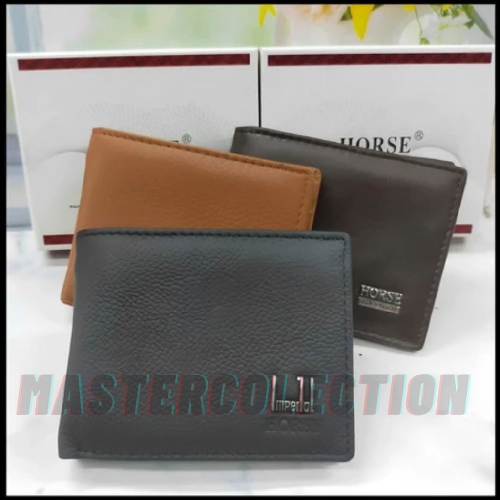 IMPERIAL HORSE กระเป๋าสตางค์หนังผู้ชาย MINI SIZE พร้อมปุ่มเปิด
