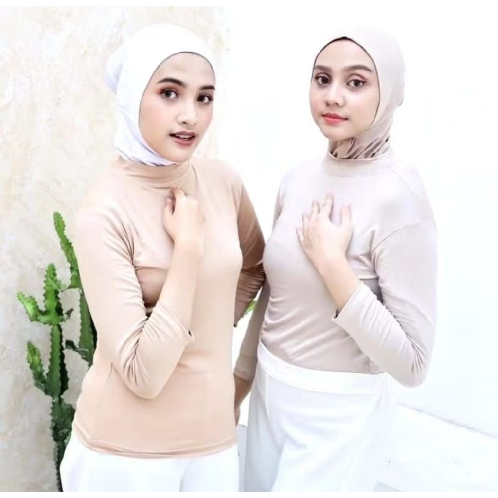 ผู้หญิง CUFF / HIJAB CUFF / PREMIUM SPANDEX เสื้อยืด CUFF / KEBAYA CUFF INNER