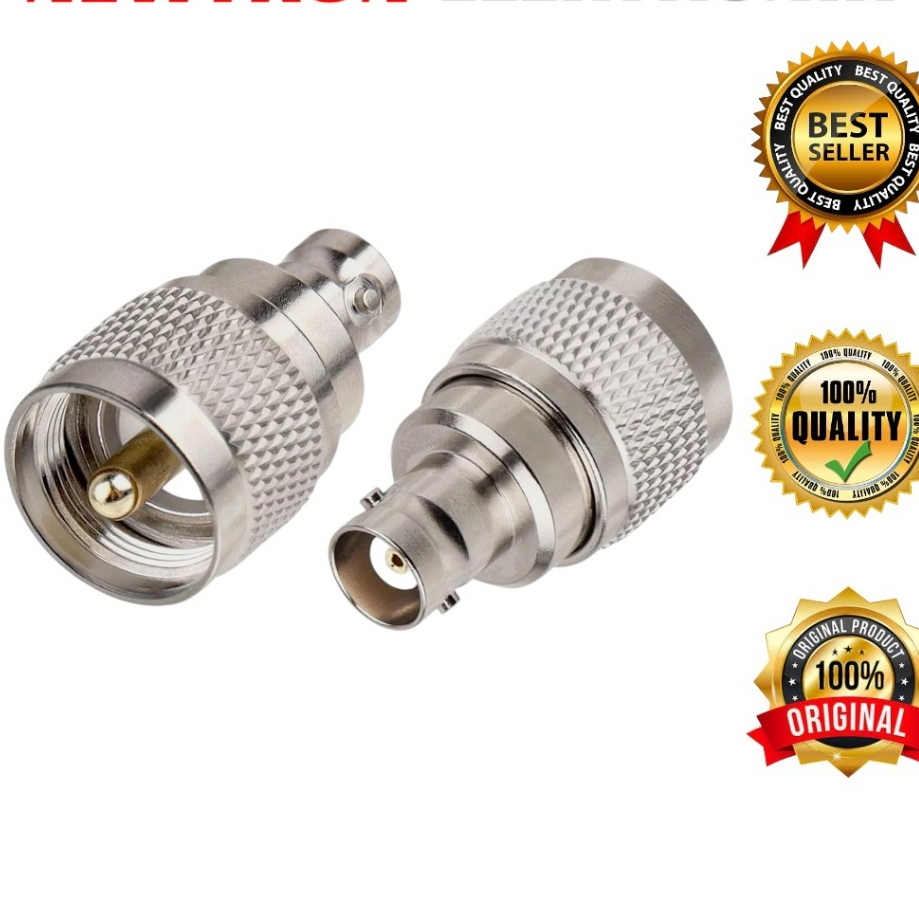 PL Male to Bnc Female Connector Pl259 Connector Adapter Coax