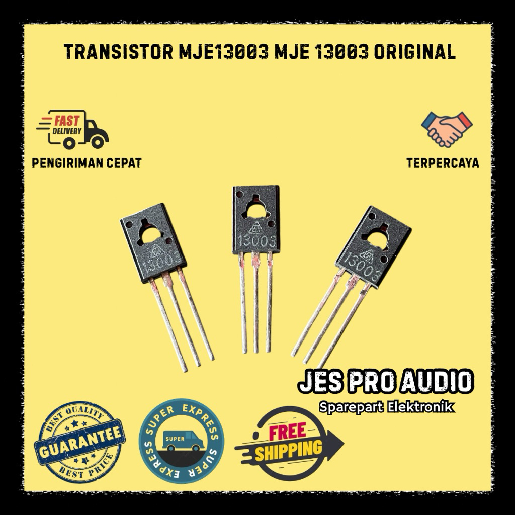 ทรานซิสเตอร์ MJE13003 MJE 13003 ต้นฉบับ