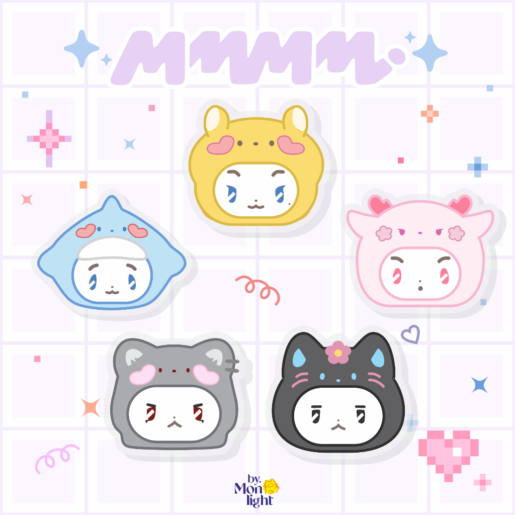 PLAVE - MMMM Meets Character ver. Popsocket/Phone Holder (อ่านคําอธิบาย)