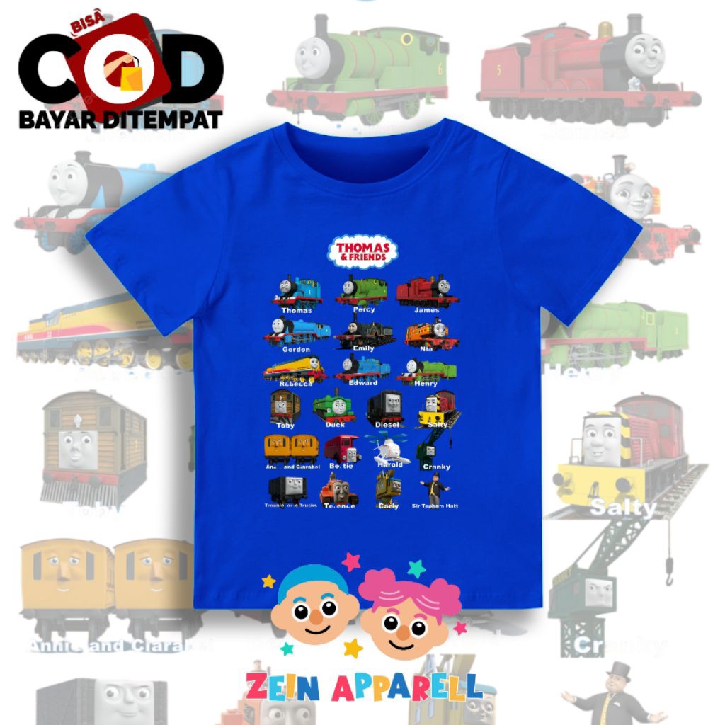 THOMAS และ FRIEND Kids Fashion / THOMAS และเสื้อยืดเด็ก FRIEND / THOMAS และ FRIENDS เสื้อผ้าเด็ก