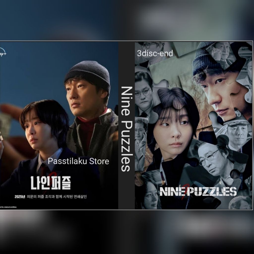 Drakor NINE PUZZLES Series Cassette - 2025 - 3disk-end