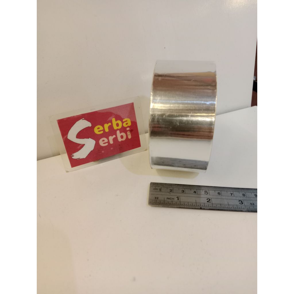 -/ROLL ±12MTR ALUMINIUM FOIL Tape-Tape ฉนวนเคลือบรู