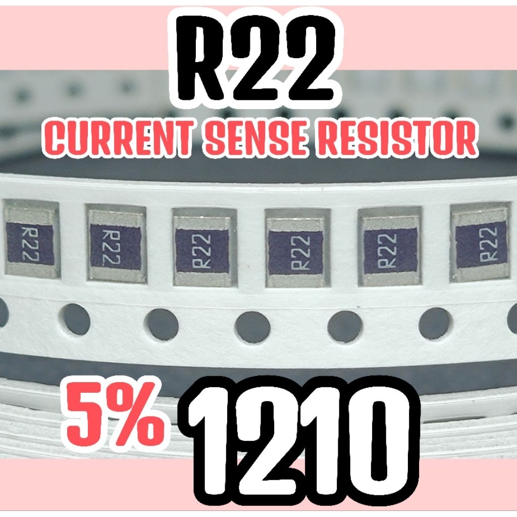 10 ชิ้นชิป CURRENT SENSE ตัวต้านทาน smd R22 ขนาด 1210 3225 5% 0.22 โอห์ม 0.22 โอห์ม 220 mOhm