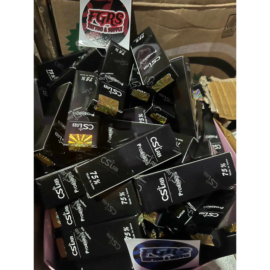 CS LAB ANESTHESIA 75% BLACK MADE IN KOREA FOR TATTOOS น้ําตาล และขาว