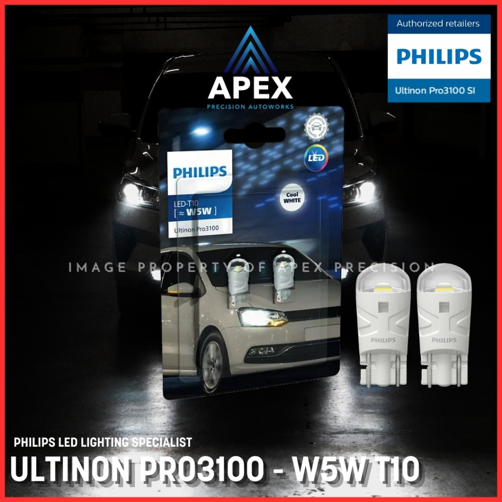 PHILIPS ULTINON PRO3100 T10 W5W 6500K