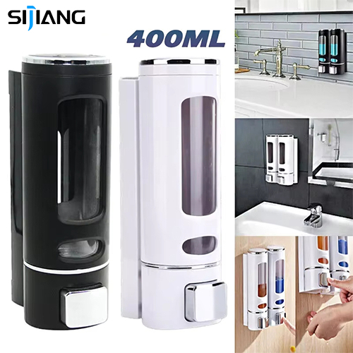 XIJIANG 400ML เครื่องจ่ายสบู่เหลวติดผนังแบบแมนนวล