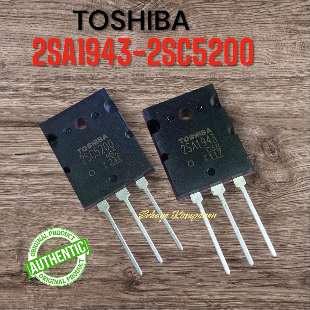 (@1Set) TR.TOSHIBA 2SA1943-2SC5200 Original Built Up / TR Toshiba.
