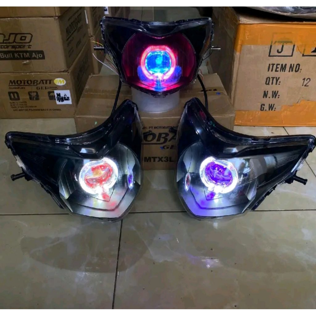 JUPITER MX NEW 135 BILED HEADLIGHT RESLER ALA ALA ALA 2.5 นิ้ว