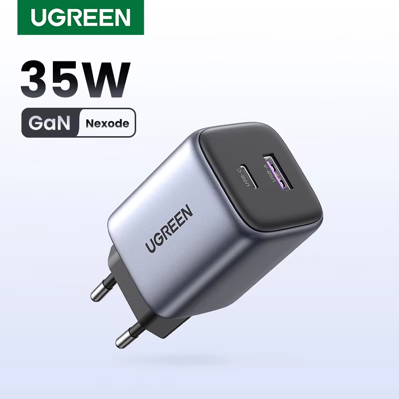 UGREEN หัวชาร์จ USB พอร์ตคู่ A + USB Type C ชาร์จเร็ว 35W