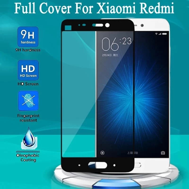 ฟิล์มกระจกนิรภัย XIAOMI MI 5C FULL COVER CLEAR HD 9H HARDNESS (คุณภาพสูง)