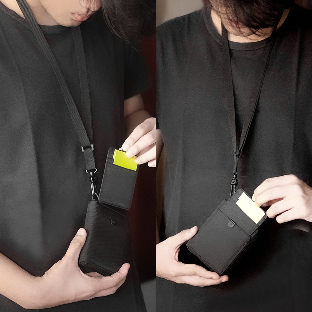 เหมาเร | Kane Lanyard Hanging Wallet Neck Hanging Wallet | กระเป๋าสตางค์ผู้ชาย