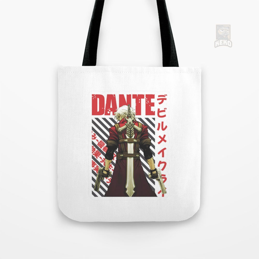 Anime Devil May Cry Dante Sparda 01 Tote Bag
