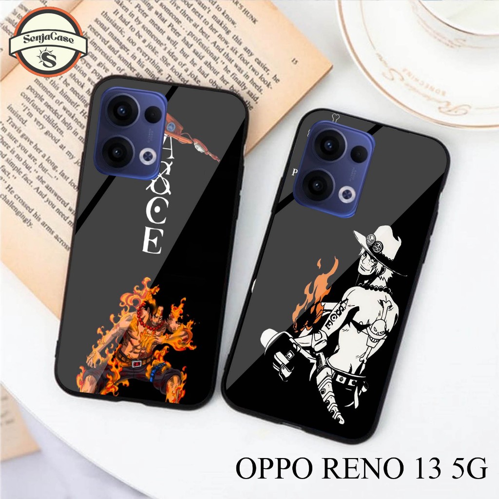 HP SENJACASE SOFTCASE GLASS TYPE 0PP0 RENO 13 5G ใหม่ล่าสุด - Silicone - เคสเคลือบเงา - เคส - ล่าสุด