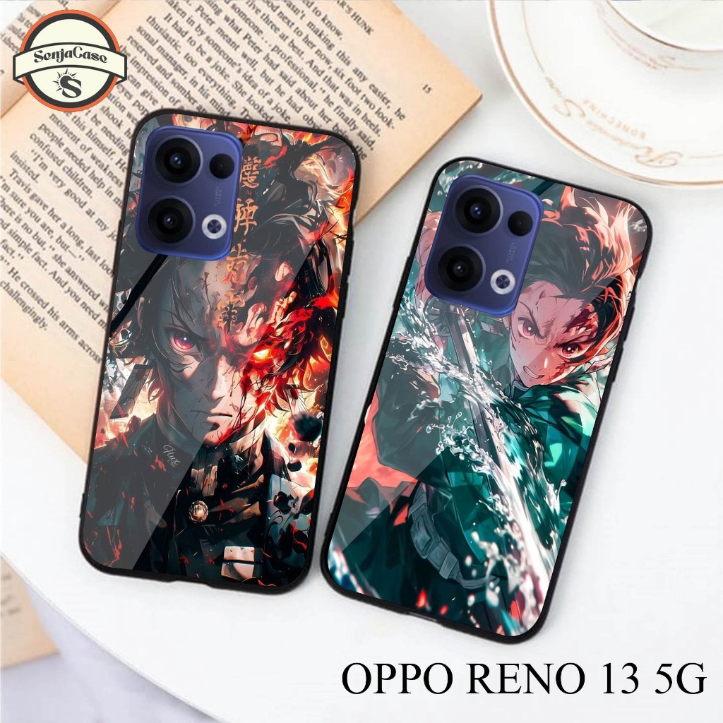 HP SENJACASE SOFTCASE GLASS TYPE 0PP0 RENO 13 5G ใหม่ล่าสุด - Silicone - เคสเคลือบเงา - เคส - ล่าสุด