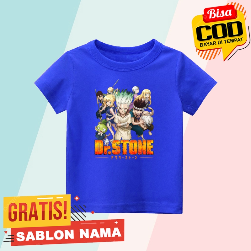 Dr Stone Kids T-Shirt / Boys & Girls T-Shirt Custom Name Dr Stone