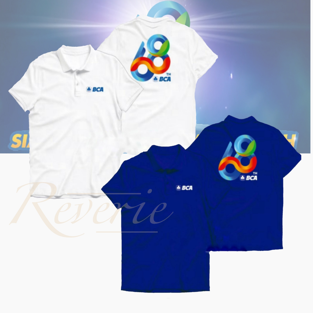 BCA 68th Anniversary เสื้อโปโล 2025 77th Anniversary Collar Uniform STAFF KCU KCP BANK CENTRAL ASIA