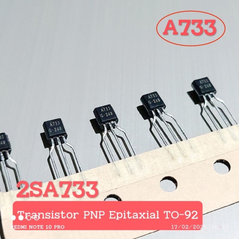 (5 ชิ้น) ทรานซิสเตอร์ 2SA733 A733 A 733 PNP ทรานซิสเตอร์ DIP TO-92 ต้นฉบับ