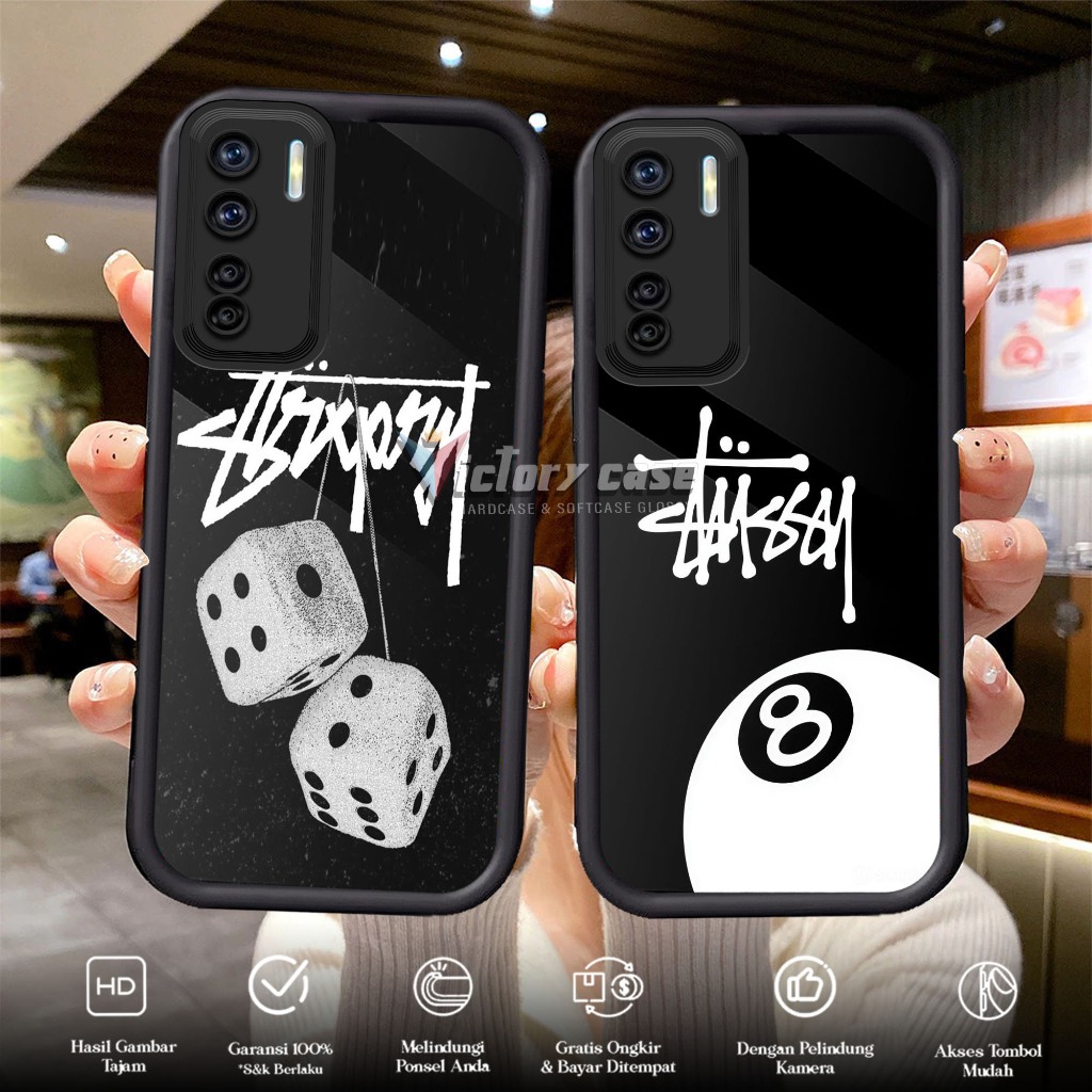 HP Glossy Softcase เคสโทรศัพท์สําหรับ OPPO RENO 3 OPPO A91 GRF ซิลิโคนแก้วพรีเมี่ยมเคสโทรศัพท์