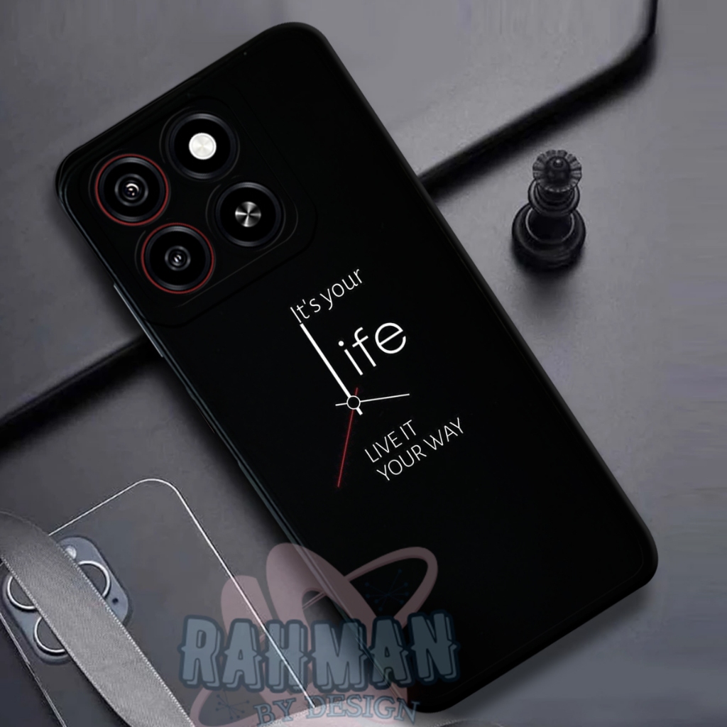 HP Softcase ZTE Blade A35 - ZTE Blade A55 วัสดุยางยืดหยุ่น - Cool Motif - ซิลิโคนยืดหยุ่น - Casing Z