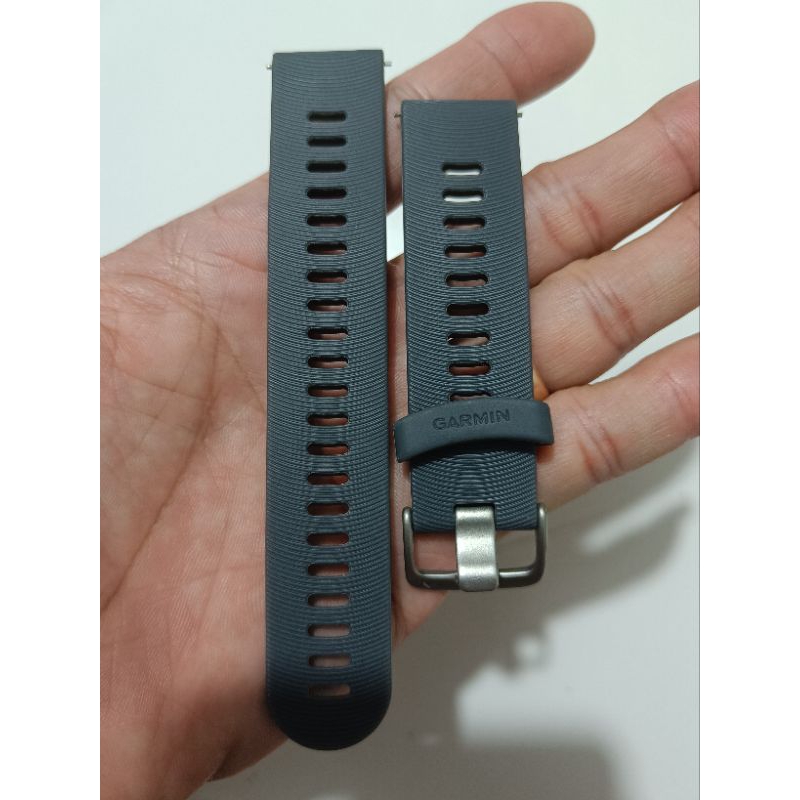 สาย Garmin forerunner 245 มือสอง ของแท้ lug 20 mm ใหม่ไม่เคยใช้