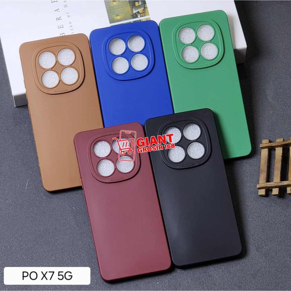 Poco X7 5G Case PRO CAMERA MACARON Case Poco X7 5G CPRO