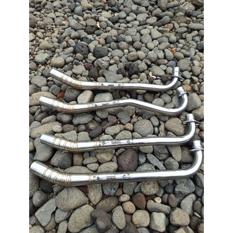 คอท่อไอเสีย supra125 pnp ตัวเก็บเสียง สําเนา Supra 125