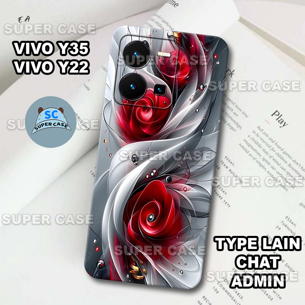(Q 34) เคส HP รุ่นล่าสุดสําหรับ VIVO Y22/ VIVO Y35 | อะนิเมะชิ้นเดียว MOTIF | VIVO Y22/ VIVO Y35 I C