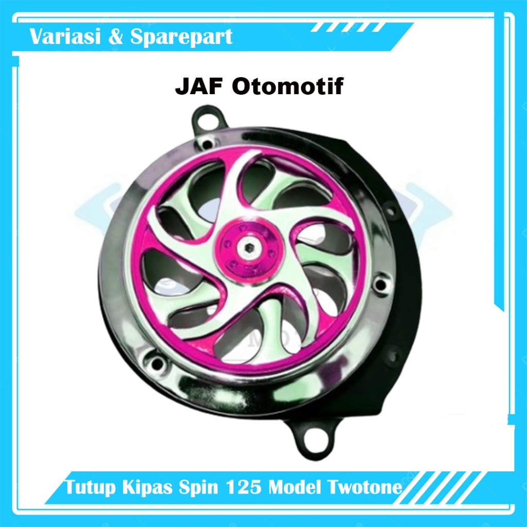 JAF ยานยนต์ Spin 125 ฝาครอบพัดลม Skywave Skydrive พัดลม Hayate ชุด Spinner Twotone Bigproject สีชมพู