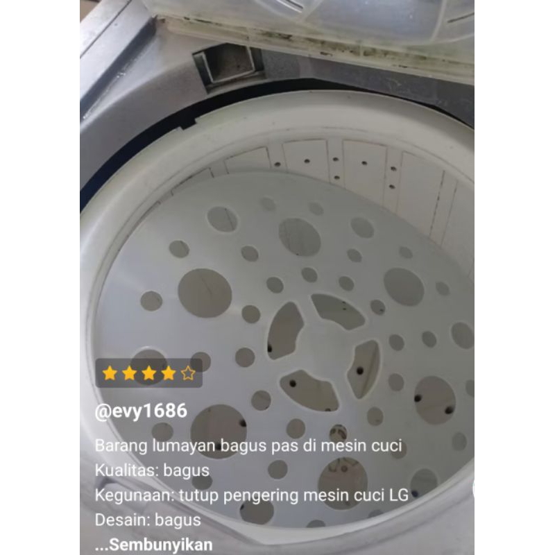 ฝาครอบเครื่องอบแบบยืดหยุ่น D33cm orignal sharp/LG 14kg/16kg