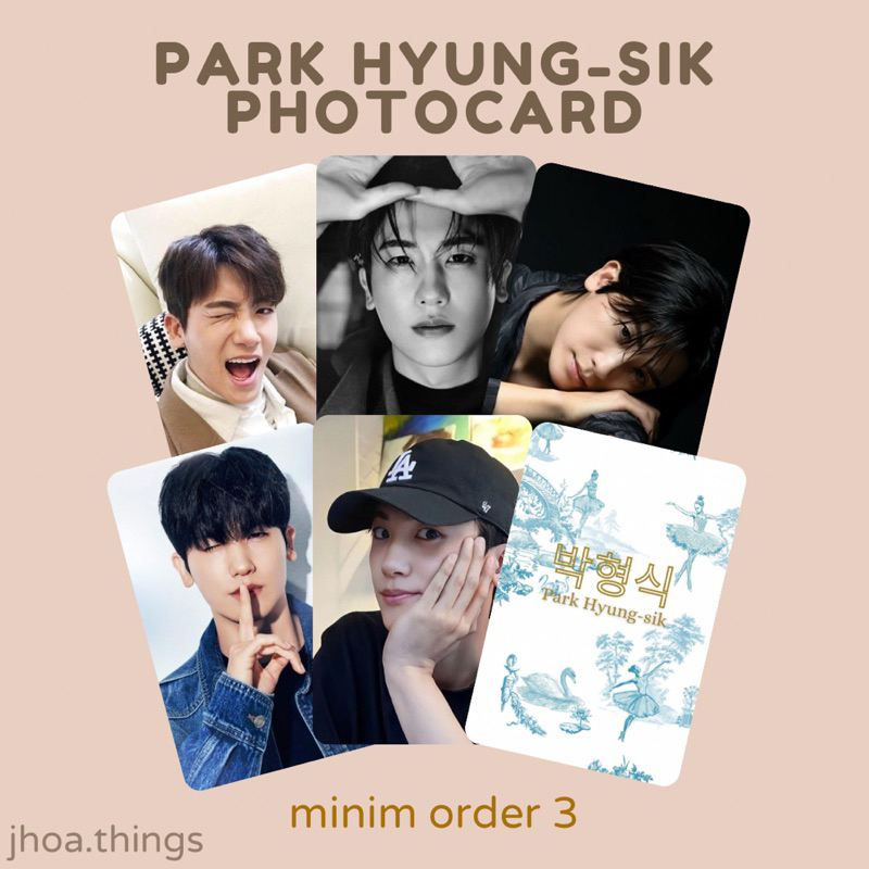 [UNOFFICIAL] PHOTOCARD PARK HYUNGSIK HYUNGSIK นักแสดงเกาหลี HAPPINESS BURIED HEARTS WOGA SQUAD